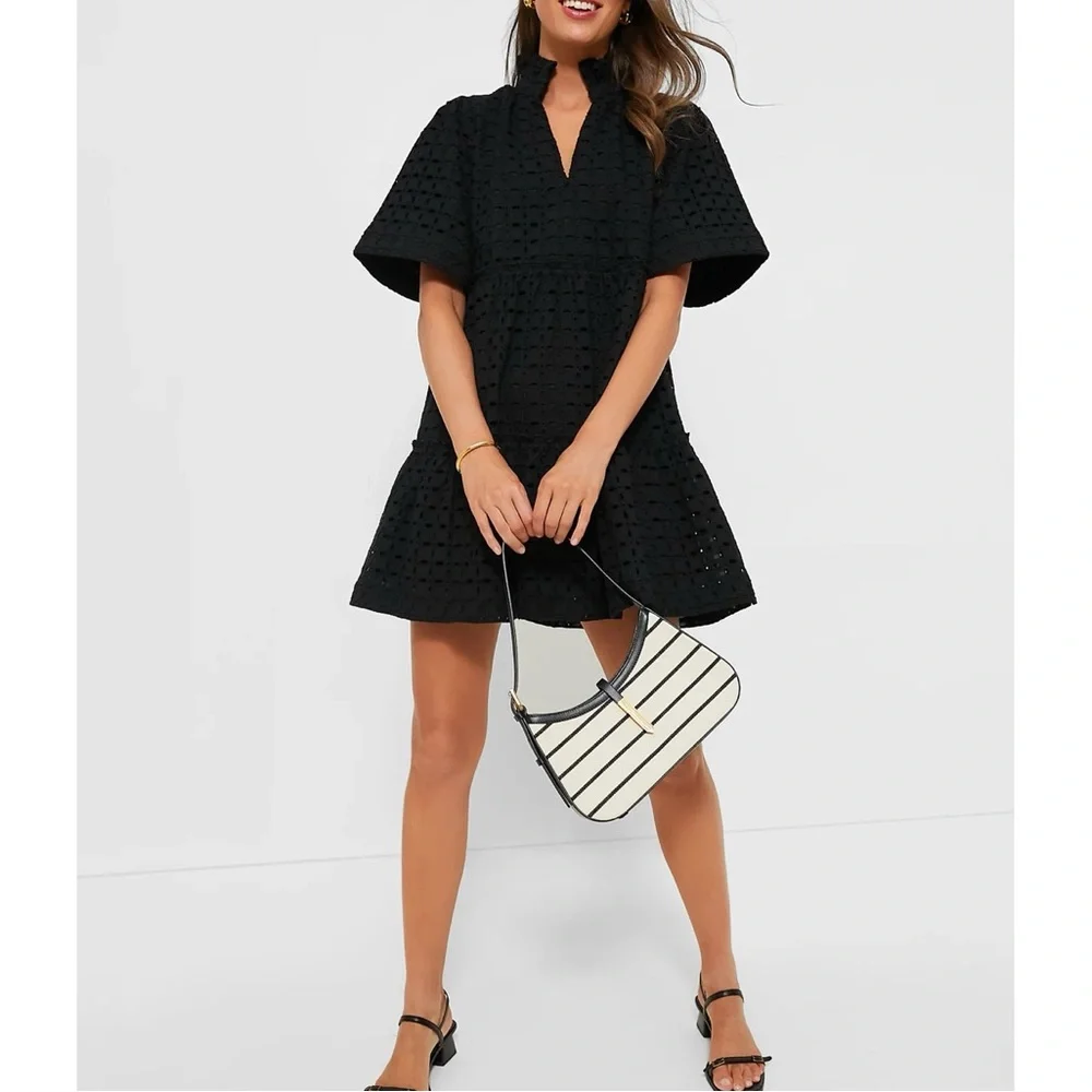 TUCKERNUCK Black Eyelet Crawford Dress - Picture 2 of 10